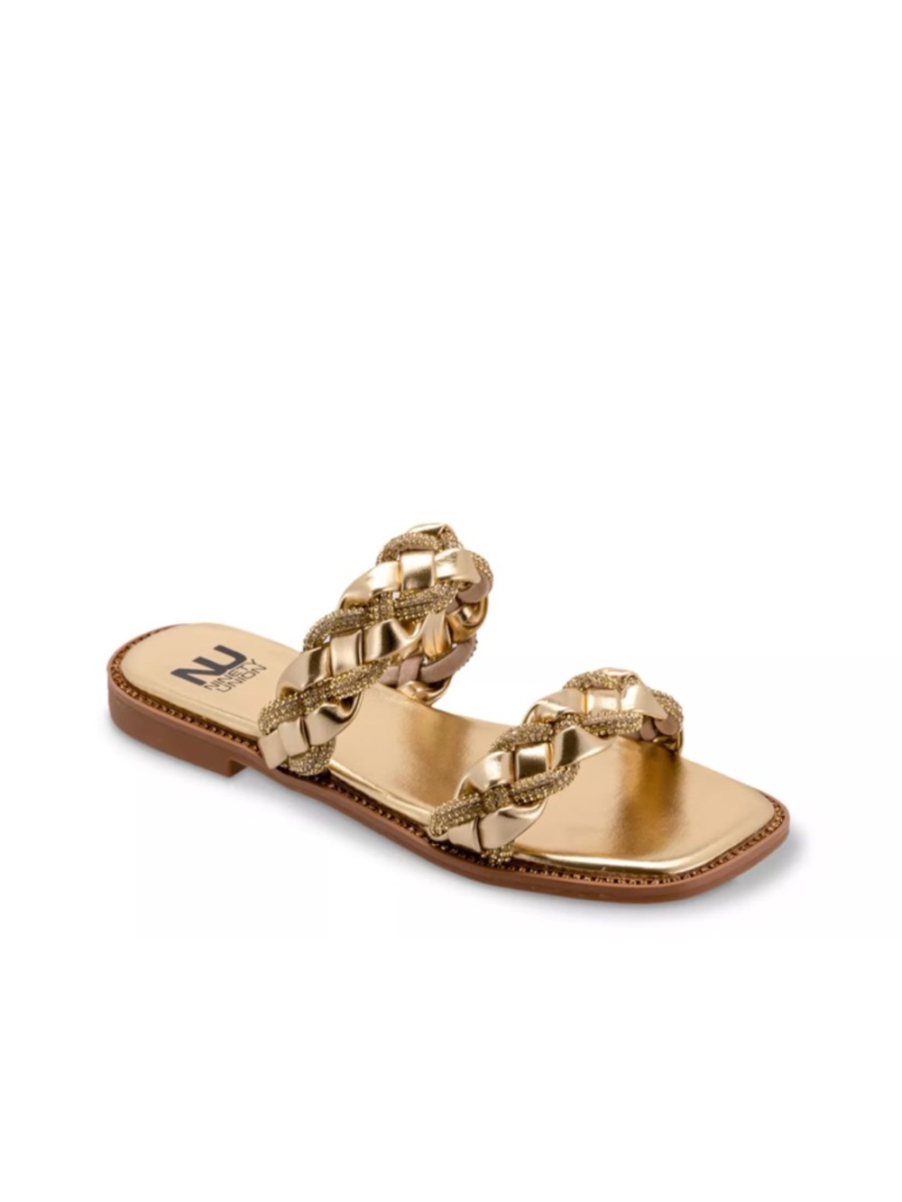 NWOT Ninety Union Gold Sunny Sandal